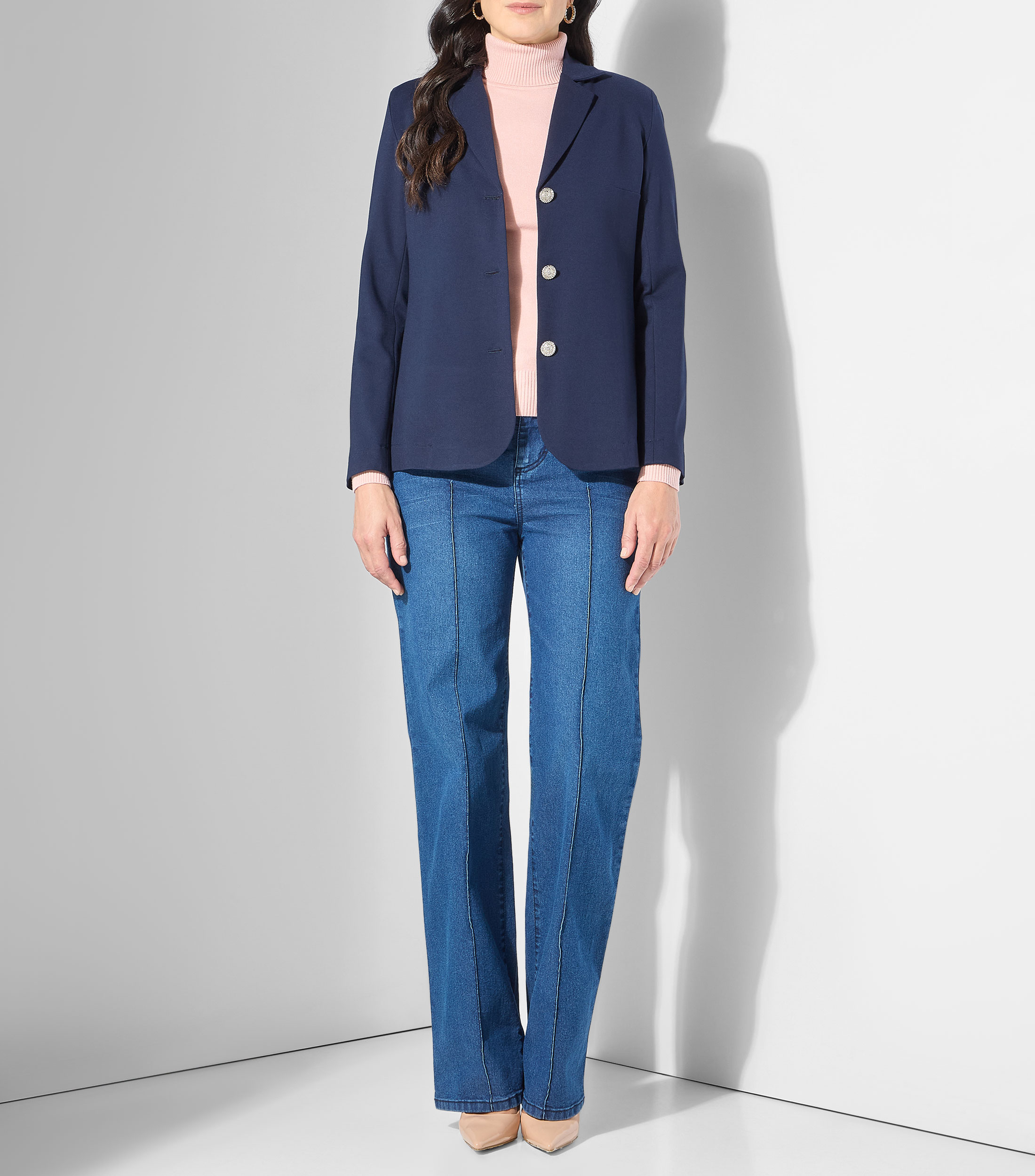 Blazer liso Mujer